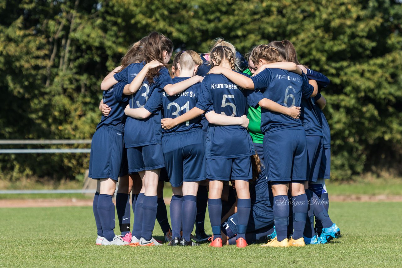 Bild 155 - B-Juniorinnen Krummesser SV - SV Henstedt Ulzburg : Ergebnis: 0:3